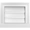Ekena Millwork Vertical Surface Mount PVC Gable Vent: Functional, w/ 2"W x 2"P Brickmould Sill Frame, 14"W x 12"H GVPVE14X1203SF - alternate 1